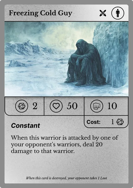 Freezing Cold Guy